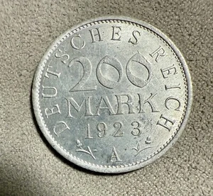 Germany 1923-A 200 Mark Coin Weimar Republic - Picture 1 of 2