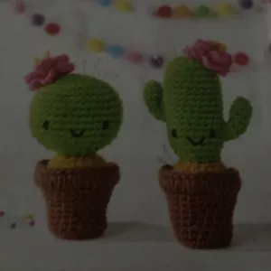 Pin Cushion Crochet Pattern, Amigurumi Cactus Novelty House Plants Llaria Caliri - Picture 1 of 6