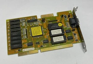 LUNG HWA / Trident DXL9IL / 59-684C-000A V1.01 / XP6684C VGA ISA Graphics Card - Picture 1 of 6