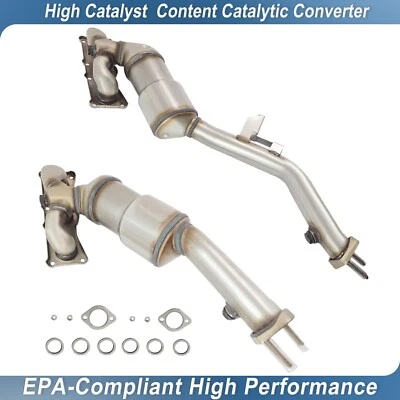 Par de convertidores catalíticos para BMW X3 2007-2010 3,0 L ajuste directo EPA Foto 1 de 4