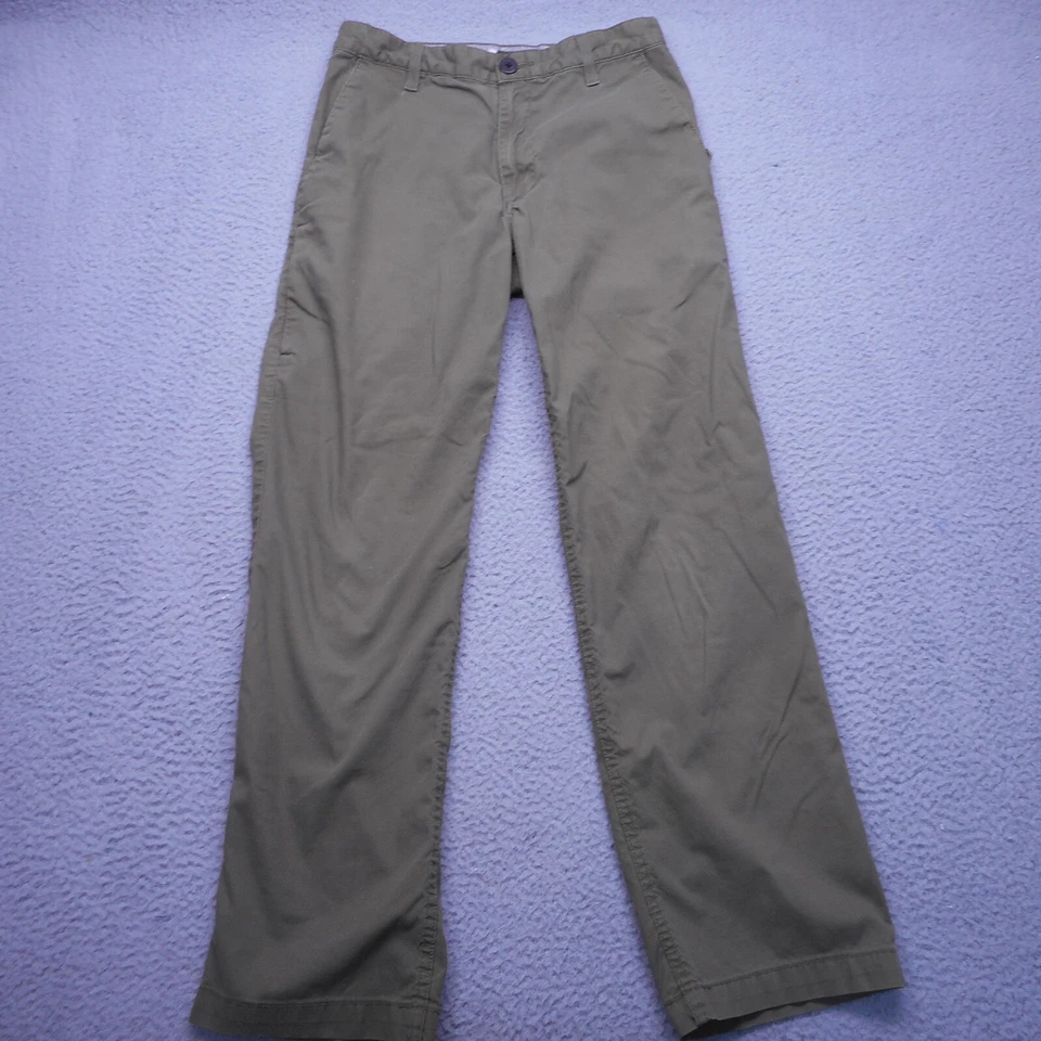 Dockers Pants Mens 29x32 Olive On The Go Khaki Straight Fit Canvas - Image 1 of 4