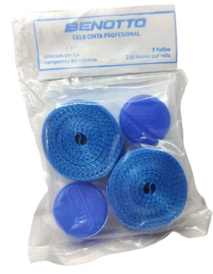 1 Benotto Cinta de Manillar Azul Texturizada Violonchelo Bar Paquete Bicicleta De Colección Nueva cinta Foto 1 de 4