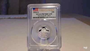 2020-S SILBER Weir Farm NP FIRST STRIKE QUARTER PCGS PR70DCAM - Bild 1 von 2