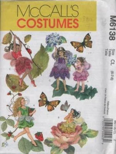 6138 DISFRACES MCCALL'S DISFRACES DE HADAS PARA NIÑOS/NIÑAS TALLA 6-8 - Imagen 1 de 1