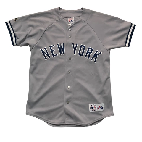 New York Yankees Jersey Mens Medium Giambi #25  Majestic Gray Cover