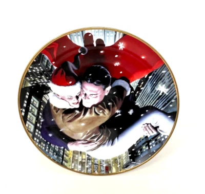 DC Direct Gallery Collectors Plate Superman Lois Lane Holiday 2005 Box Alex Ross - Image 1 of 4