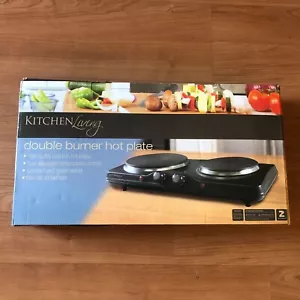Kitchen Living Double Burner Electric Hot Plate 45360 - Picture 1 of 3