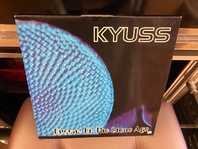 Kyuss / Queens of the Stone Age split LP Man's Ruin 2005 IMPORT VG+ w/ insert - Image 1 of 2