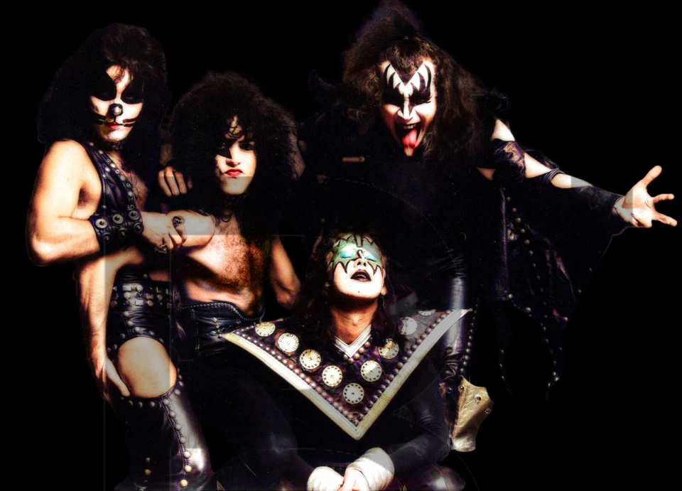 Impresión fotográfica Kiss 1974 13 x 19" Foto 1 de 1