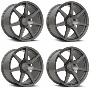 MRR GT500 Replica 19x10 FR / 19x11 RR Wheel Combo Gunmetal (2015-2024 Mustang) - Picture 1 of 4