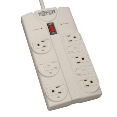 Tripp Lite Protect It 8FT 1440 Joules 8 Outlet Home Computer Surge Protector - Image 1 of 2