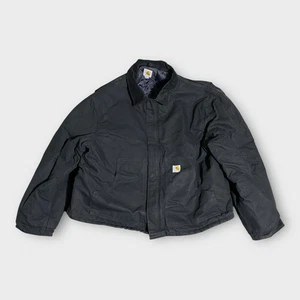 Carhartt Jacke Arctic Quilt gefüttert Herren 3XL J001 BLK Black Sandstone Chore Coat - Bild 1 von 17