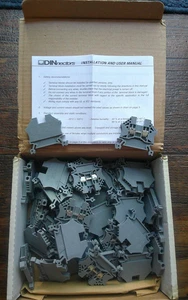 "BOX OF 58" NOB DINnectors Automation Direct DN-T12-A GREY Terminal Blocks - Picture 1 of 5