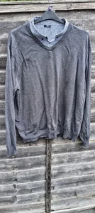 Cotton Traders Grey Mock Shirt Jumper Size 2XL - Picture 1 of 7