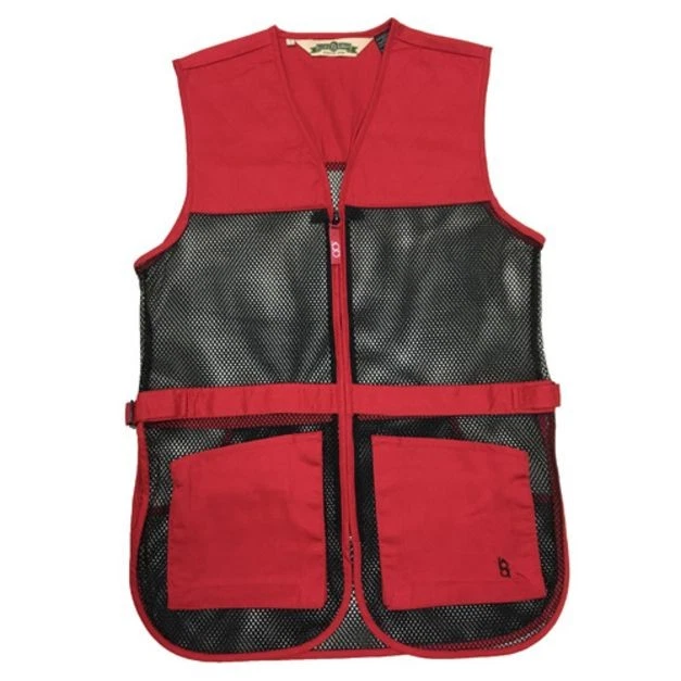 Bob Allen Full Mesh Dual Pad Shooting Vest, Red, M, 21488 Sporting Clays Vest - Image 1 of 1