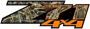 Z71 4X4 Grass CAMO Orange Decal 13"X4" - Bild 1 von 1