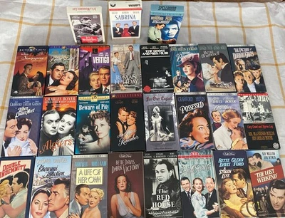 VHS Noir Classic Movies Films Hollywood 40's 50's Grant Davis Hitchcock lot 27 Foto 1 de 4