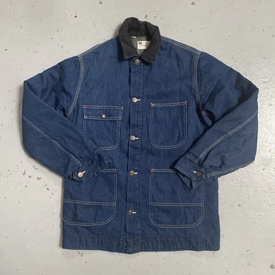 Chaqueta de Colección Sears Manta Forrada Denim Tareas Ropa de Trabajo Ingeniero Granero Rancho S Foto 1 de 4