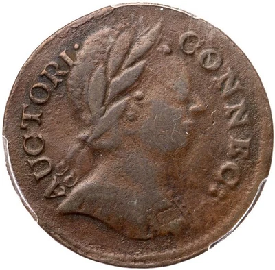 1785 M 6.1-A.1 R-5+ PCGS VF 20 Connecticut Colonial Copper Coin - Image 1 of 3