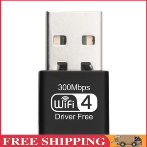 USB WiFi Adapter Odbiornik USB 2.0 Ethernet PC Sieć Lan Dongle (WIFI4) - Zdjęcie 1 z 12
