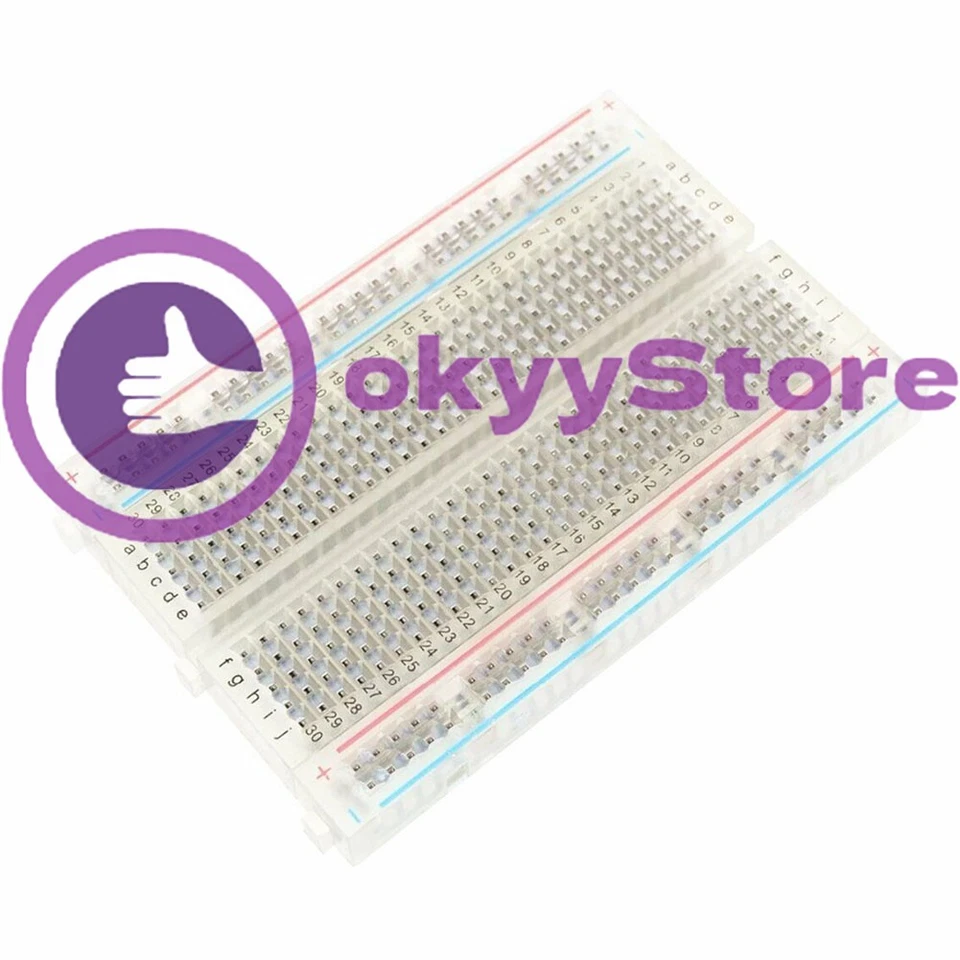 1PCS New Solderless Breadboard 400 Point Tie Prototype Test Bread Board PCB - Bild 1 von 1