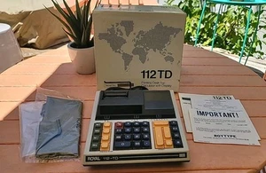 Vtg Royal Litton Thermal Printing Calculator Model112-TD Desktop Calculator. - Picture 1 of 15