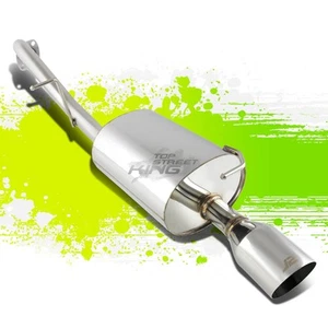 J2 FOR 10-15 PRIUS STAINLESS CAT/AXLE BACK EXHAUST PIPING 4" ROLLED MUFFLER TIP - Picture 1 of 2