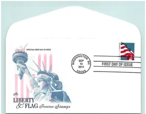 S05-1958, LIBERTY & FLAG, FOREVER STAMPS, **ARTCRAFT FDC - Picture 1 of 2