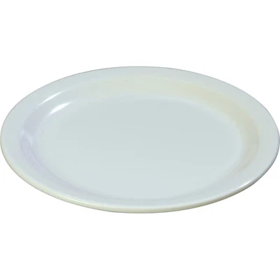 Plato de cena blanco Carlisle 4350102 Dallas Ware 9" - 48/CS Foto 1 de 2