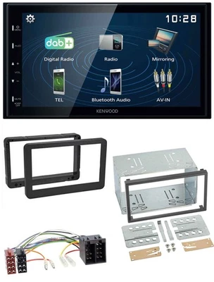 Kenwood 2DIN Bluetooth MP3 USB DAB Autoradio für Alfa Romeo 159 Spider Brera ab - Bild 1 von 4