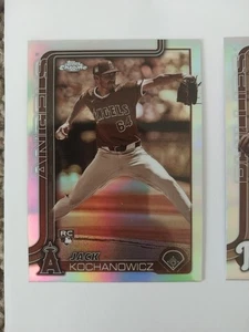 2025 Topps Chrome Sepia Refractor Jack Kochanowicz #121 Angels - Bild 1 von 2