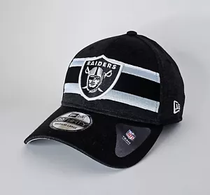 Gorra New Era Para Hombre Las Vegas Raiders Rayas Lateral Ajuste Flexible M/L - Imagen 1 de 3
