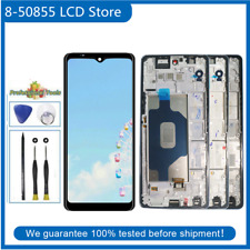 For LG Stylo 6 LM-Q730TM Q730AM 6.8" LCD Display Touch Screen Digitizer Frame