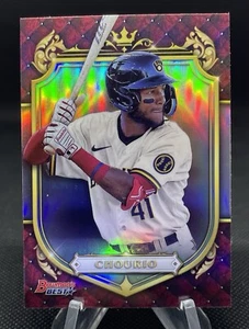 Jackson Chourio 2022 Bowman's Best Rookie Refractor 1st Year Bowman - Bild 1 von 4