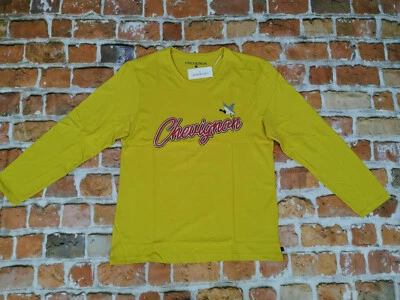 Nueva Camisa Chevignon Manga Larga Script Amarillo Sol Informal Foto 1 de 4