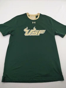 UNDER ARMOUR HERREN GRÜN HEAT GEAR LOCKERE PASSFORM KURZ SPORT T-SHIRT GR. Large - Bild 1 von 11