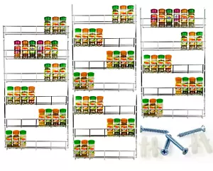 Porta porta porta armadietto da parete raccoglitore per erbe 1-6 livelli barattolo per erbe organizzatore da parete cucina - Foto 1 di 10