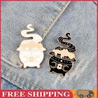 Aesthetic Round Pin Creative Brooch Metal Stylish for Backpack Sling Bag Clothes