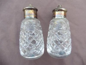 AGITADORES DE SAL Y PIMIENTA DE CRISTAL WATERFORD DE COLECCIÓN GLANDORE - Imagen 1 de 6