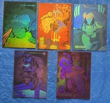 1992 Marvel Universe "5 CARD HOLOGRAM SET" H-1 To H-5 Series 3 Impel MINT!!