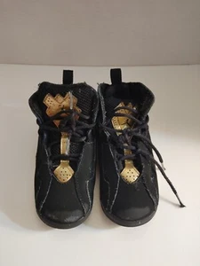 Jordan True Flight Kleinkinder Schuhe Größe 9C schwarz/gold 343797-070 - Bild 1 von 9
