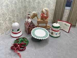 Christmas Miniatures, vintage ornaments, paper miniatures - Picture 1 of 9