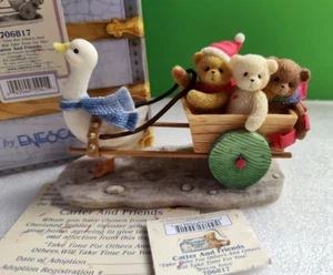 Cherished Teddies TAKE TIME FOR OTHERS AND OTHERS WILL MAKE TIME FOR YOU Figure - Picture 1 of 9