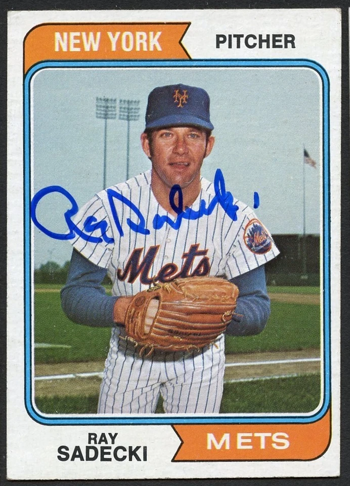 Ray Sadecki #216 signed autograph auto 1974 Topps Baseball Trading Card - Image 1 of 1