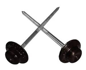 ONDULINE Dachnägel 400 Stk Nägel Dachplatten Wandplatten 65 mm Kopf rund schwarz - Bild 1 von 3