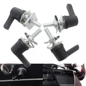 Saddle Bag Lock Bolts SaddleBag Lever Locks Mounting Screws for Harley Touring - Picture 1 of 18
