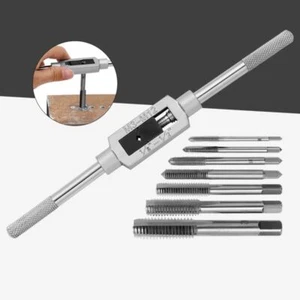 Adjustable Ratchet Tap Holder Wrench High Speed Steel Machine Screw Wrench - Picture 1 of 12