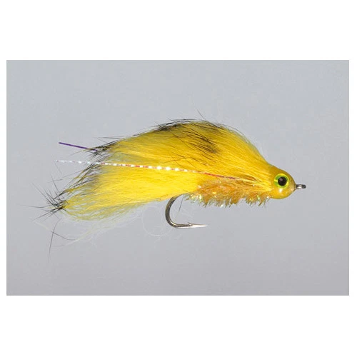 (2) Kure’s Rabbit Zonker amarillo #6 trucha/bajo mosca de Rainy's ENVÍO GRATUITO Foto 1 de 1