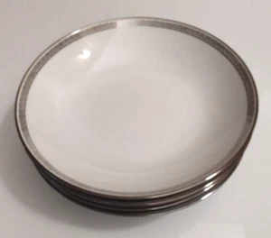 Set Of Four Vintage Noritake China Silver Key Bowls - Picture 1 of 1