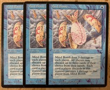 MTG Mind Bomb The Dark | NM/LP Magic The Gathering Card x3